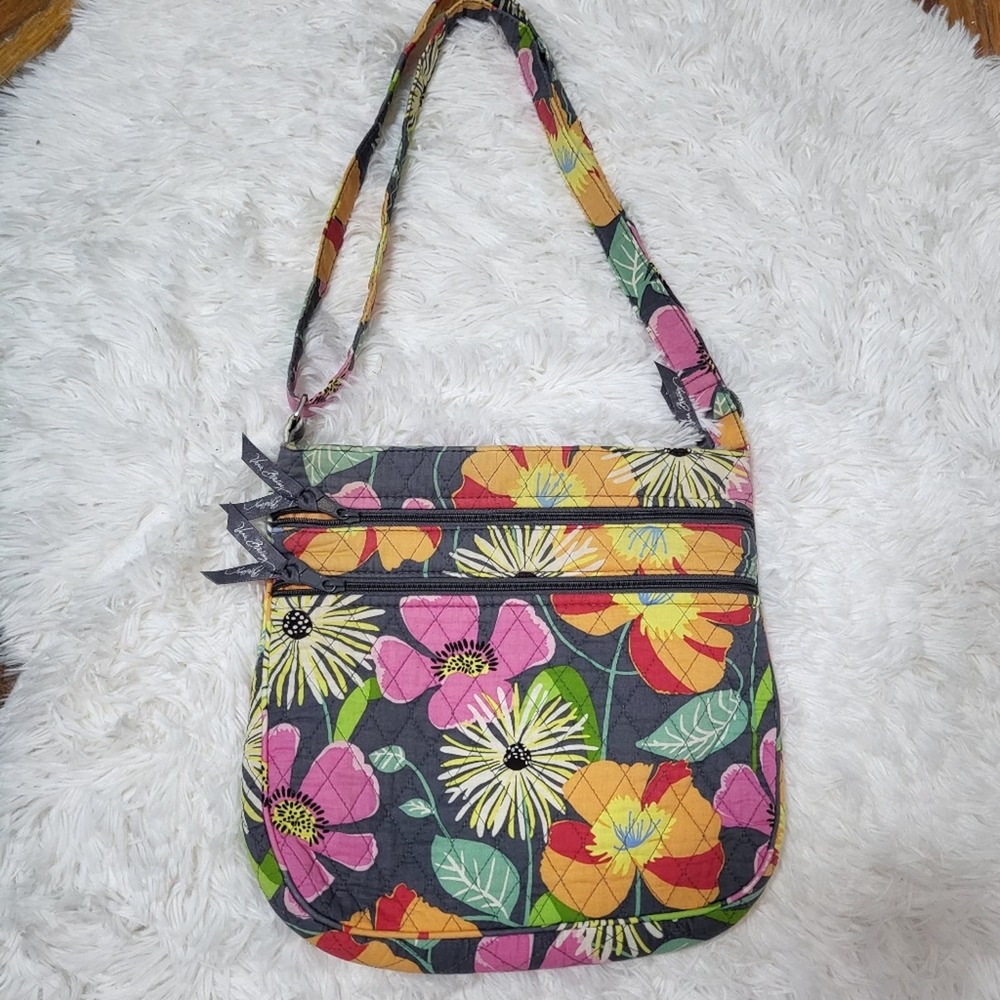 🌜 VERA BRADLEY Crossbody bright floral bag - Picture 7 of 7